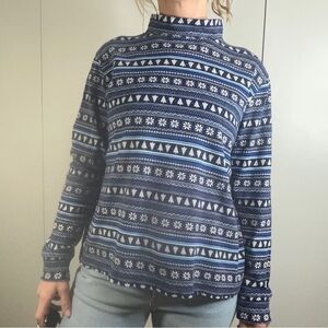 Lands' End cotton mock neck